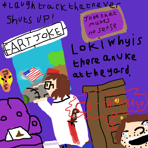 Drawing in Loki and Mikey Show by BananaDoc