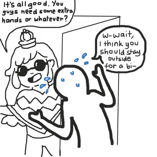 Go nuts on the last panel - Online Drawing Game Comic Strip Panel by aliciamerry