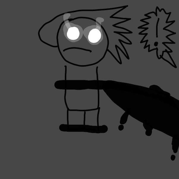 Idk what happend here, maybe a new form? (notice the hair is getting more...edgy? Idk) - Online Drawing Game Comic Strip Panel by Z.The.Comic