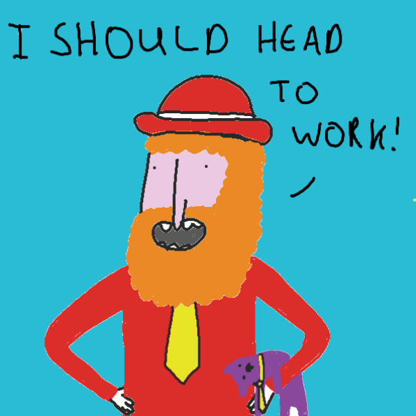 Drawing in Manboys day out by joshyouart