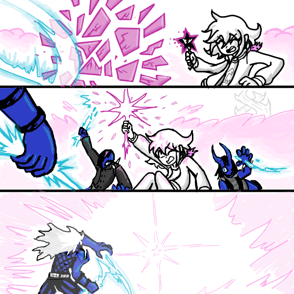  - Online Drawing Game Comic Strip Panel by SeanTrunks