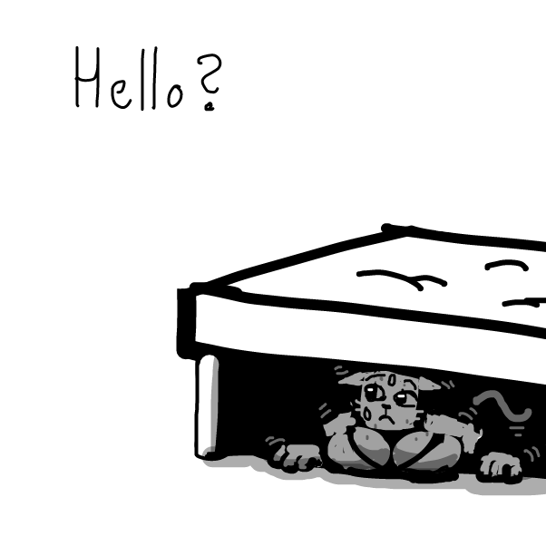 Drawing in Panic on the Internet by Peyocay