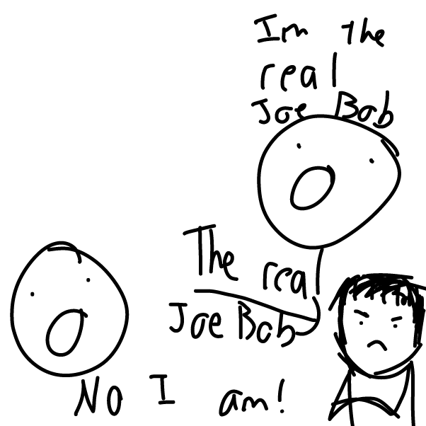 Drawing in Identity Theft by boneHed