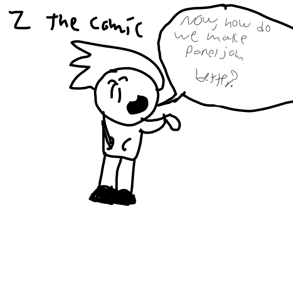 Put your character giving me ideas to improve Panel-Jam - Online Drawing Game Comic Strip Panel by Z.The.Comic