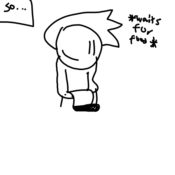 *Waits for food* - Online Drawing Game Comic Strip Panel by Z.The.Comic
