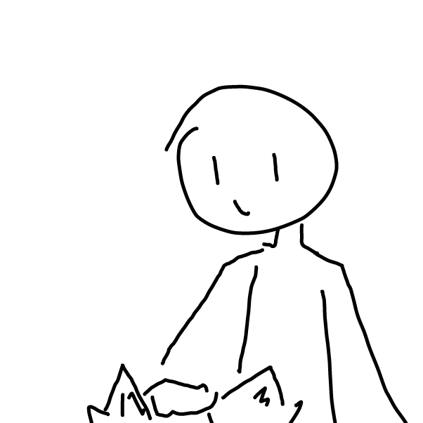 pet the cat - Online Drawing Game Comic Strip Panel by SIMP