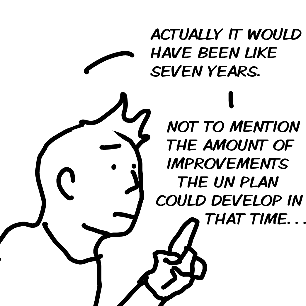 I mean...if you're going to be pedantic at least learn some math. - Online Drawing Game Comic Strip Panel by Emjaypatrick