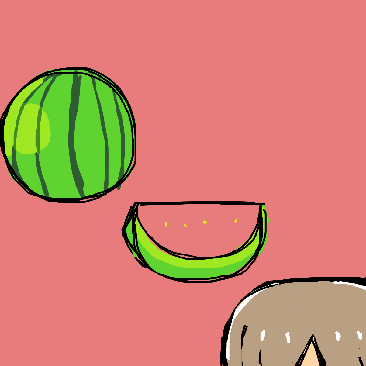 Drawing in favorite fruits by Netu