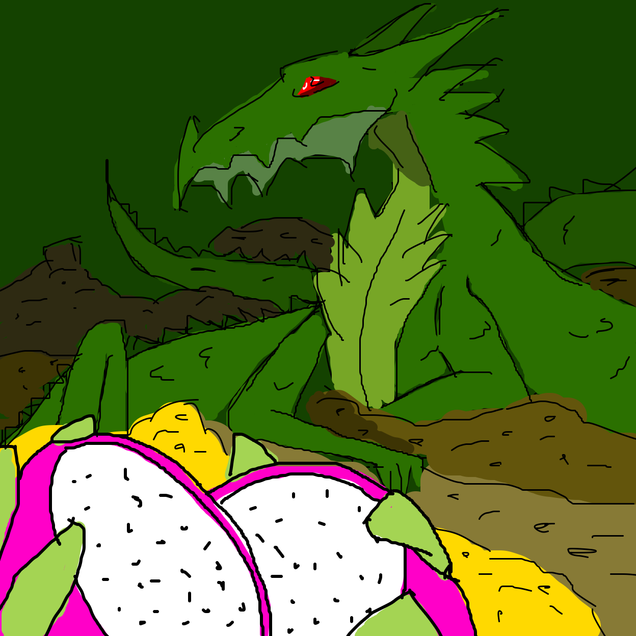 Drawing in Favorite Fruits 2 by Painovoima