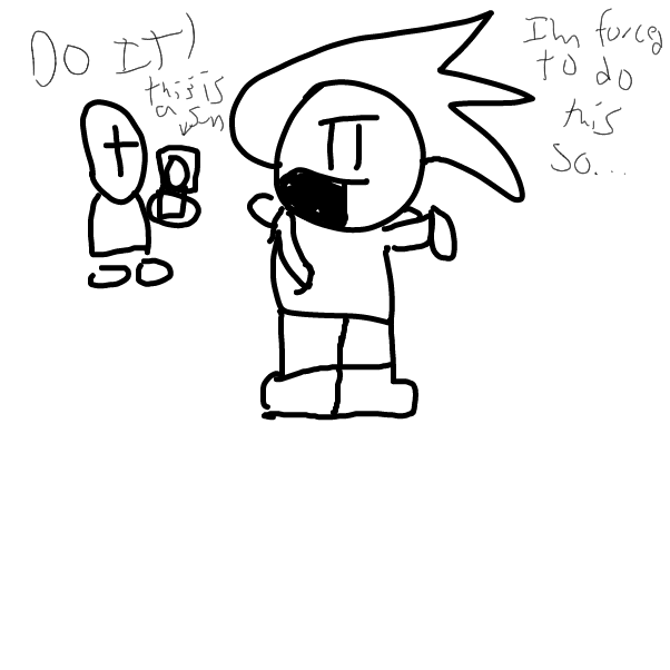 Just ask your questions, and pray that I wont get shot by a grunt

Send help.. - Online Drawing Game Comic Strip Panel by Z.The.Comic