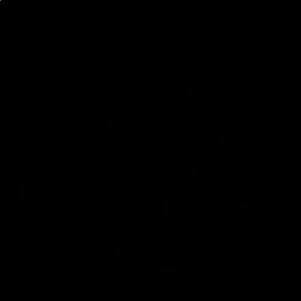 Drawing in leave it black by dytamic