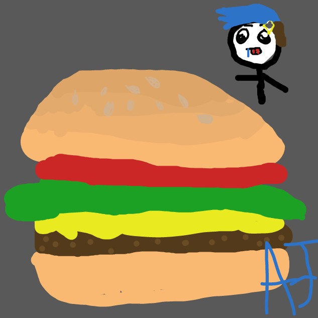 Drawing in my favorite foods by AJ_the_animator