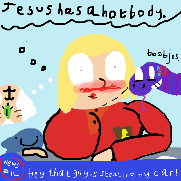 Drawing in The News Report Part 2 by BananaDoc