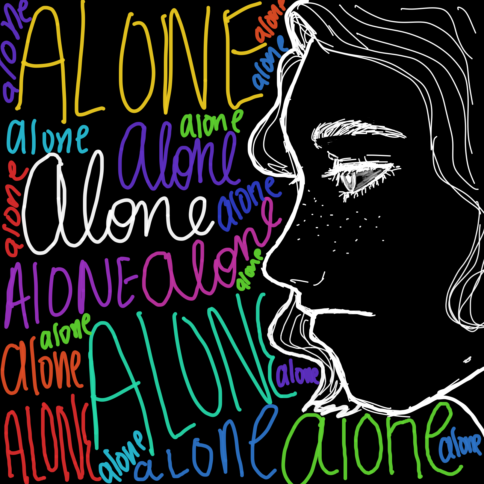 Drawing in Show your emotions rn by Dobby1593