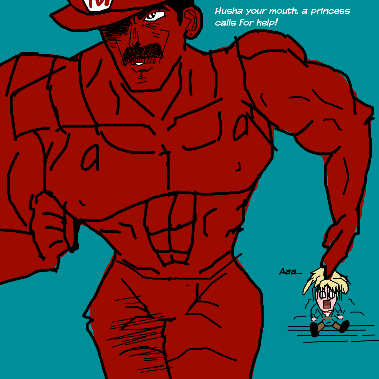 Drawing in MIGHTY BANANAS by Painovoima