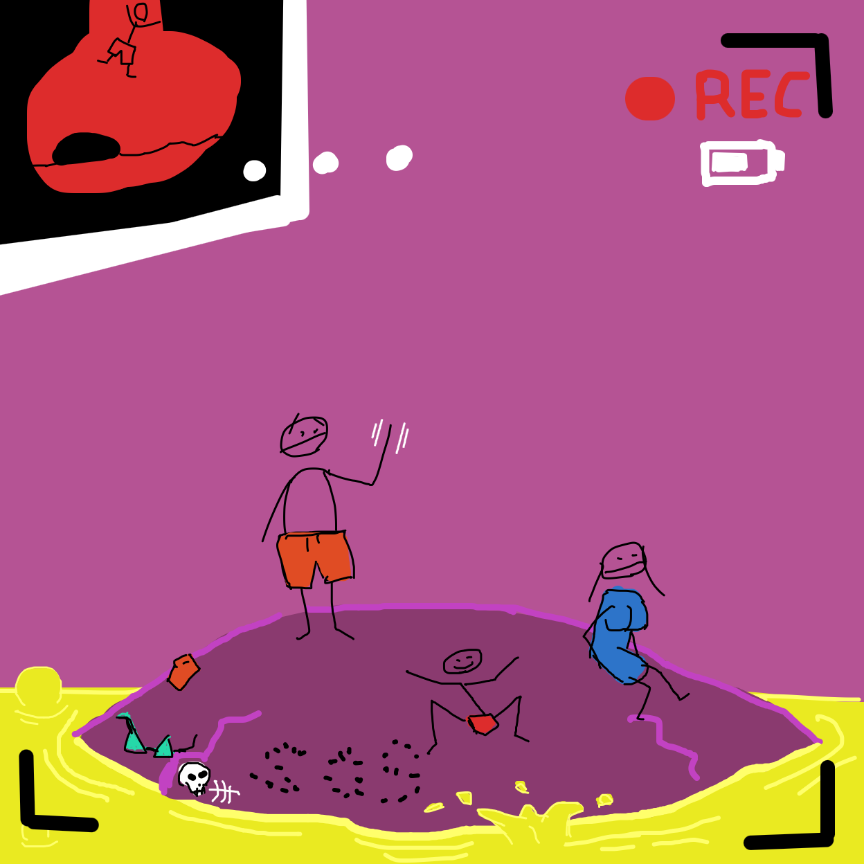  - Online Drawing Game Comic Strip Panel by Painovoima