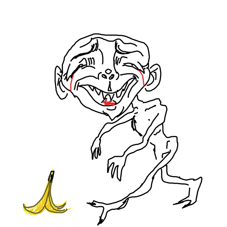 Drawing in The backrooms smiler by delaruney