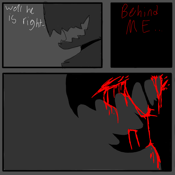 oof - Online Drawing Game Comic Strip Panel by OneWithTheShadows