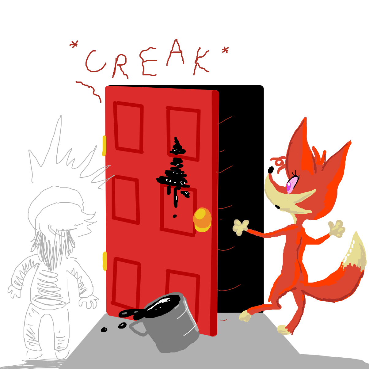  - Online Drawing Game Comic Strip Panel by Electra