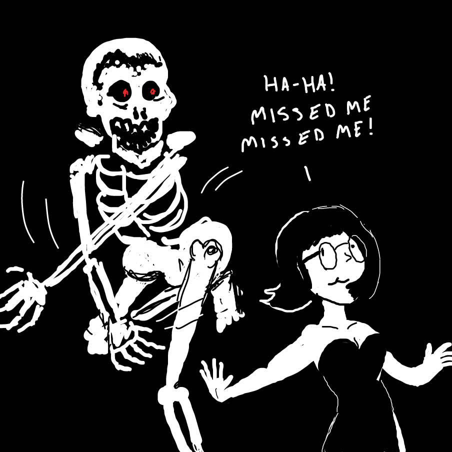 Drawing in Skeleton Attack by Emjaypatrick
