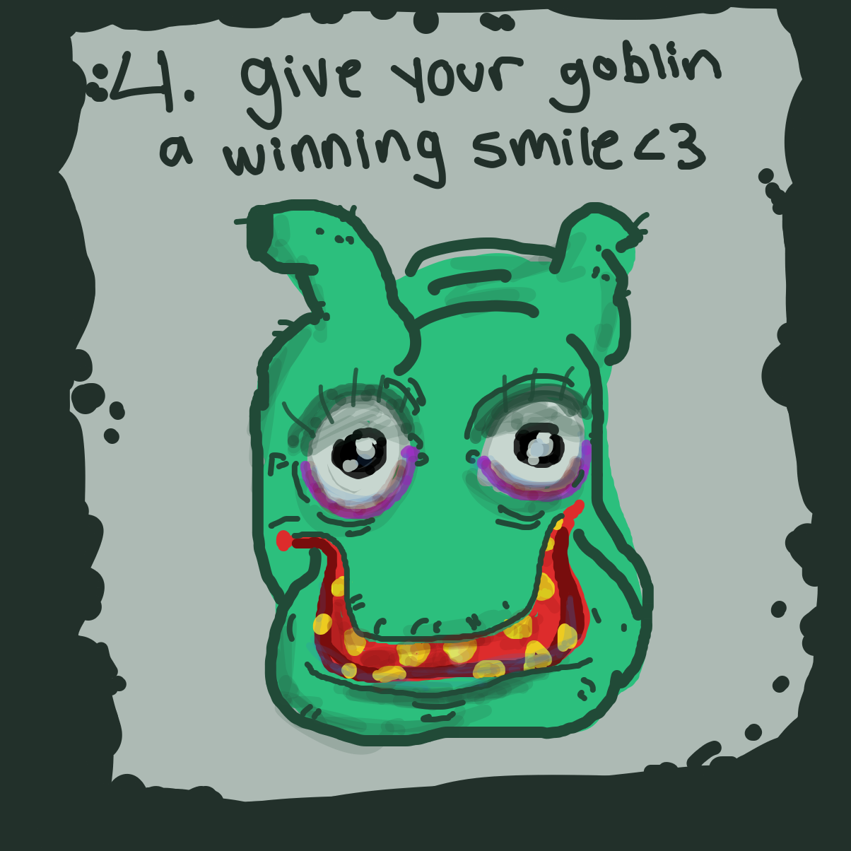 Drawing in tootoral by goblin/s by Izzy:)