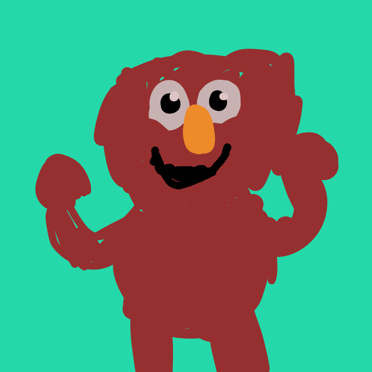 Drawing in childhood by Izzy:)