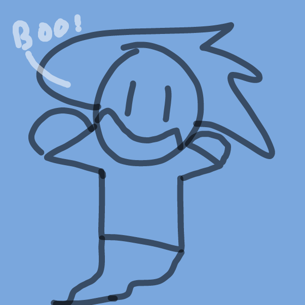 I was already a ghost once...This is annoying - Online Drawing Game Comic Strip Panel by Z.The.Comic