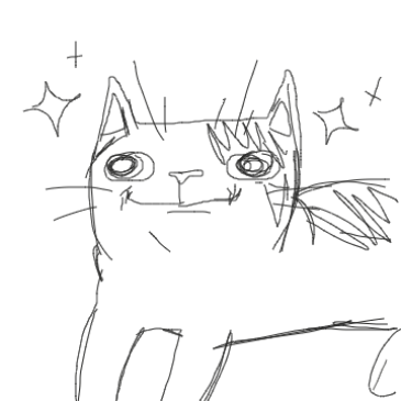 Drawing in Polite Cat by KatBOOO