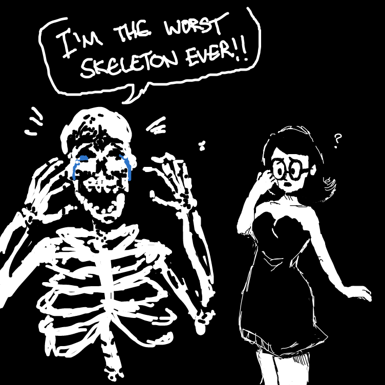 Drawing in Skeleton Attack by Crazzmatazz