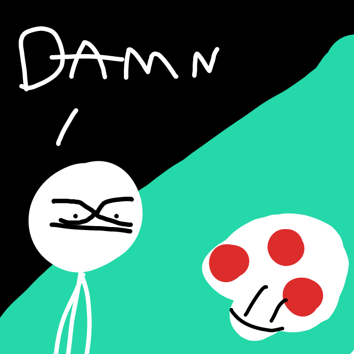 Damn - Online Drawing Game Comic Strip Panel by RiqTheEpic