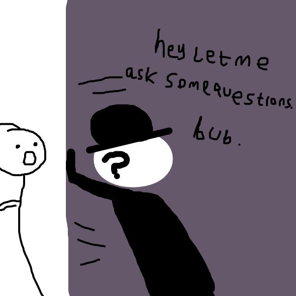 Drawing in Ask Mystery anything II by BananaDoc