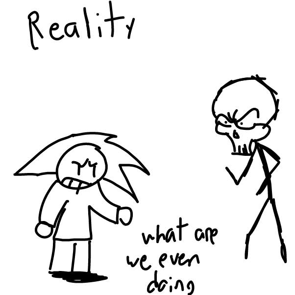 Drawing in You Vs. Z by boneHed