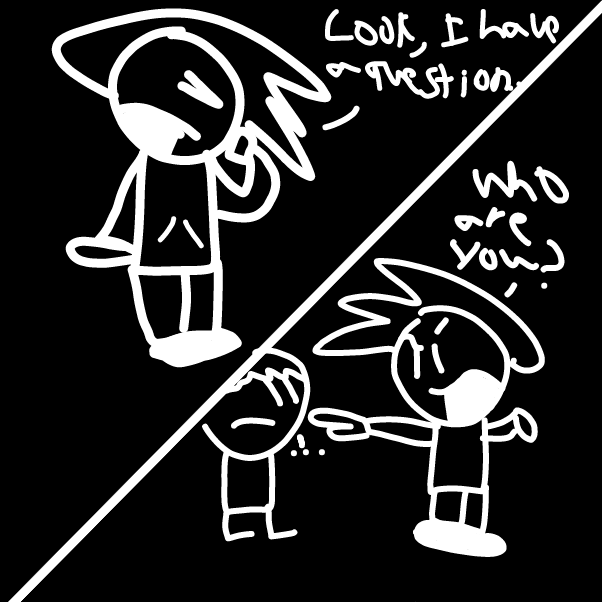 Introduce Zack to Z (They are not aware that they are one of the same) - Online Drawing Game Comic Strip Panel by Z.The.Comic