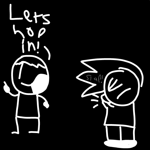 Bruh (Draw them mario hopping into the portal) - Online Drawing Game Comic Strip Panel by Z.The.Comic