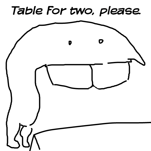 Drawing in Restaurant from my dream last night by Mardyle