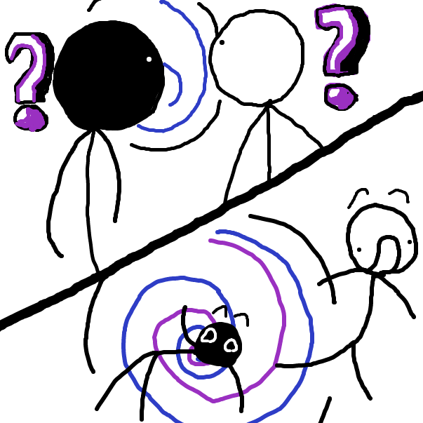 They enter a portal to another dimension. - Online Drawing Game Comic Strip Panel by CloudVanilla