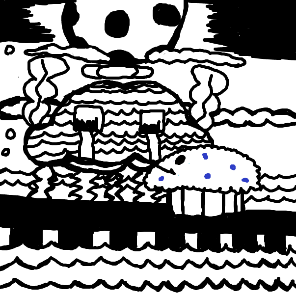 Drawing in Pie-Pie vs the OCs. by CloudVanilla