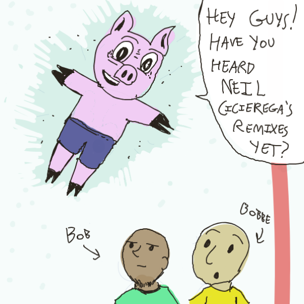 Drawing in Neil Cicierega by NuclearJackal