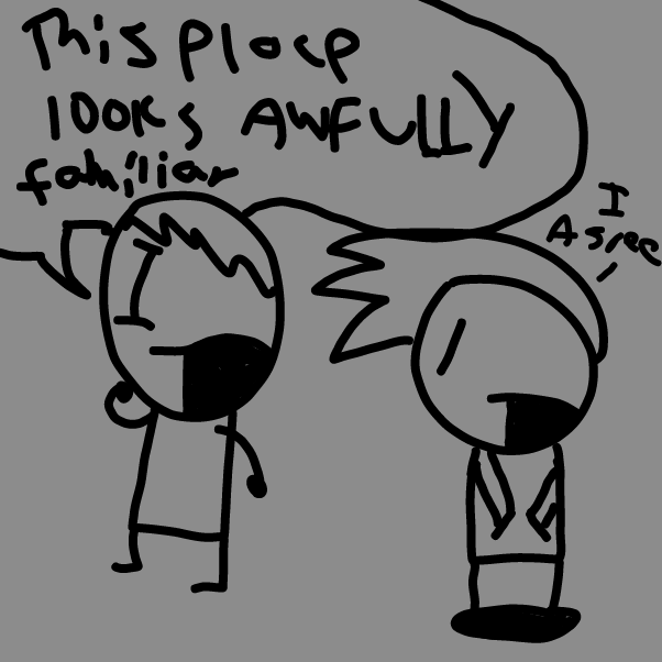 Draw the awfully familiar character introducing themselves as the color they are named after (get the hint?) - Online Drawing Game Comic Strip Panel by Z.The.Comic