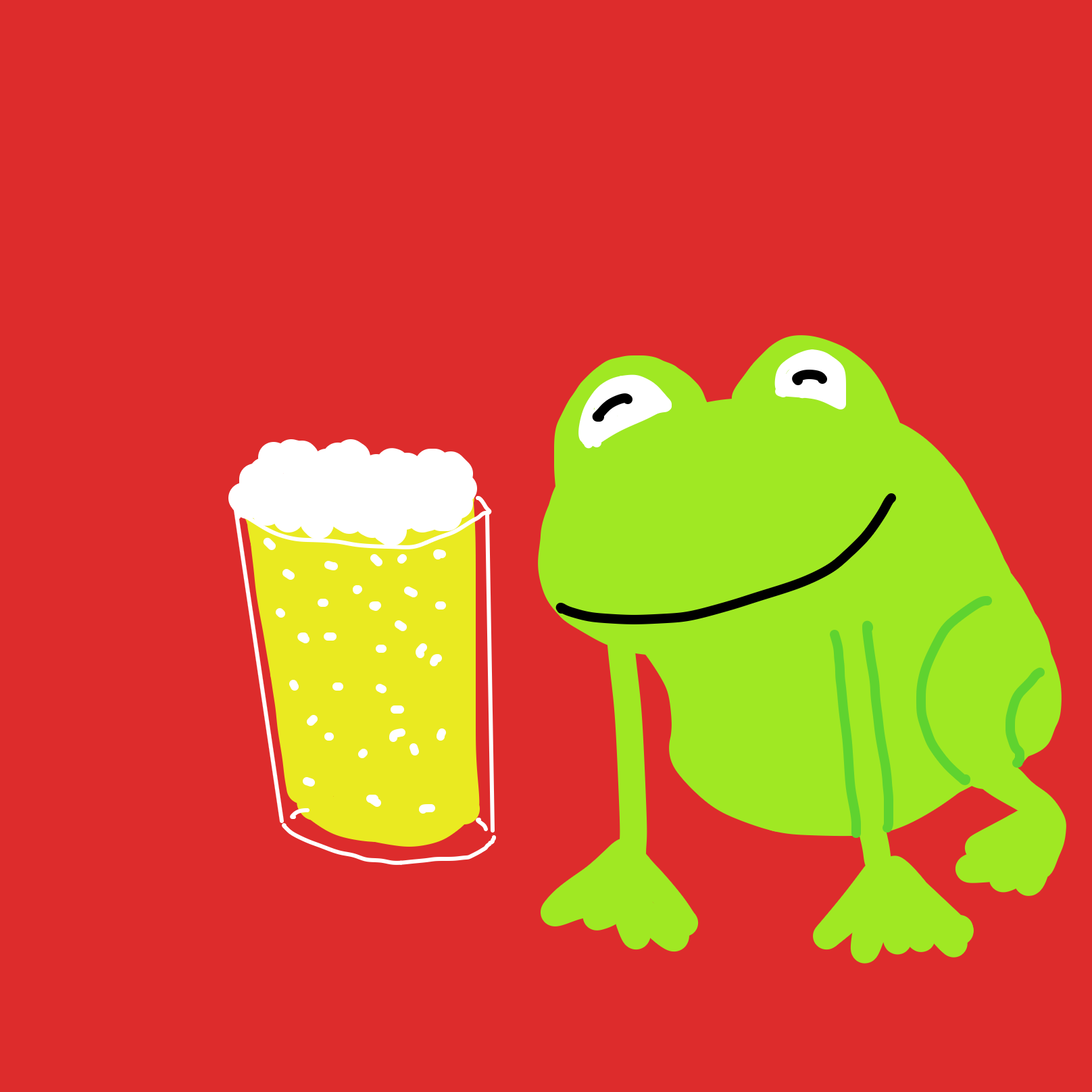 Drawing in beverage jam by Dobby1593