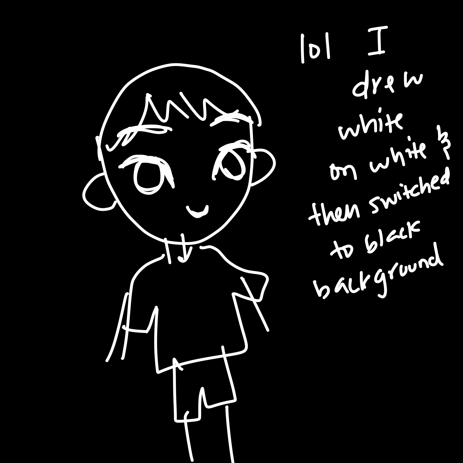 Drawing in Blind drawing by Dobby1593