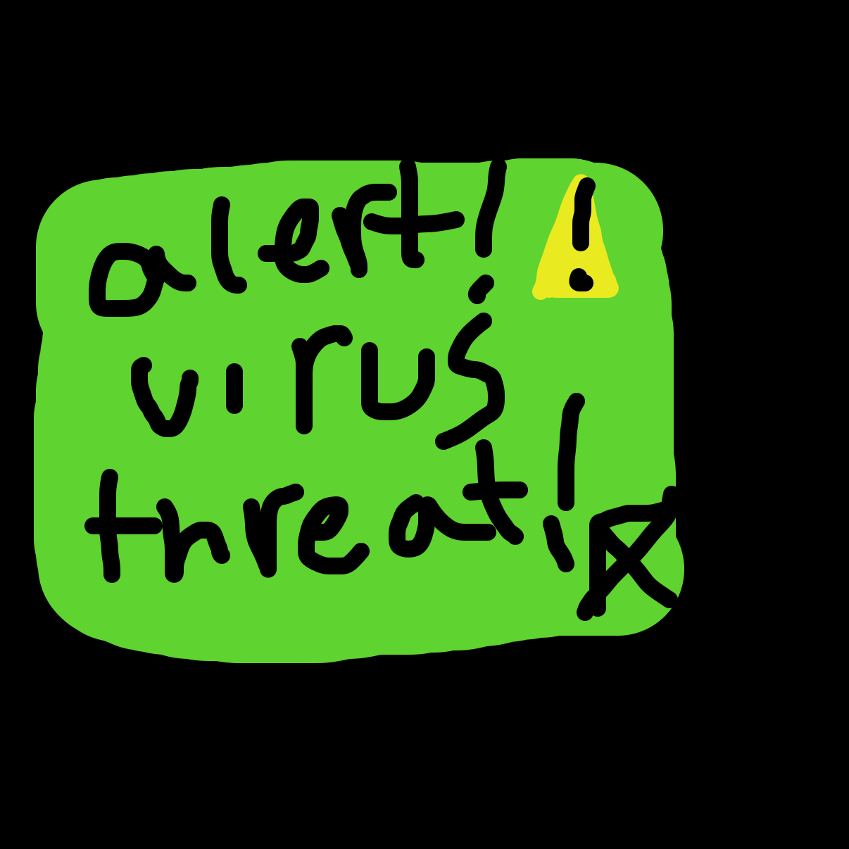 Virus threat! - Online Drawing Game Comic Strip Panel by Scythesowner2