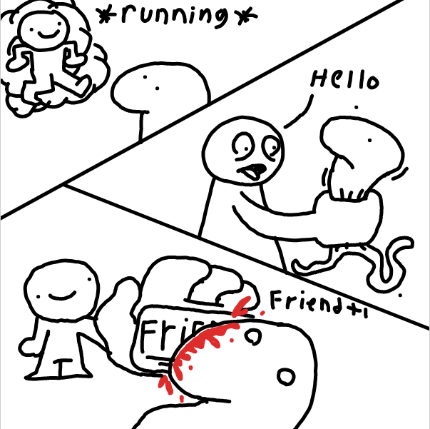 hi - Online Drawing Game Comic Strip Panel by ARIM