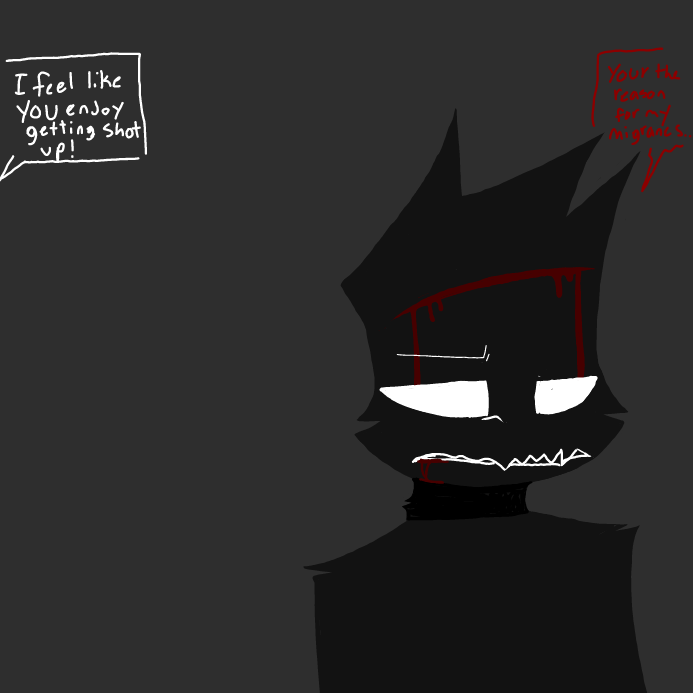 Drawing in Headache by OneWithTheShadows
