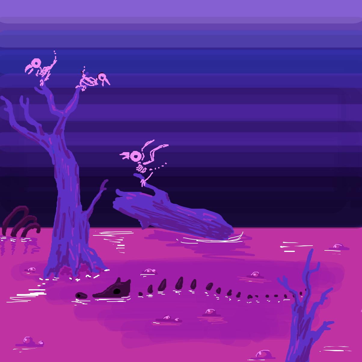 Poison Swamps
 - Online Drawing Game Comic Strip Panel by Electra