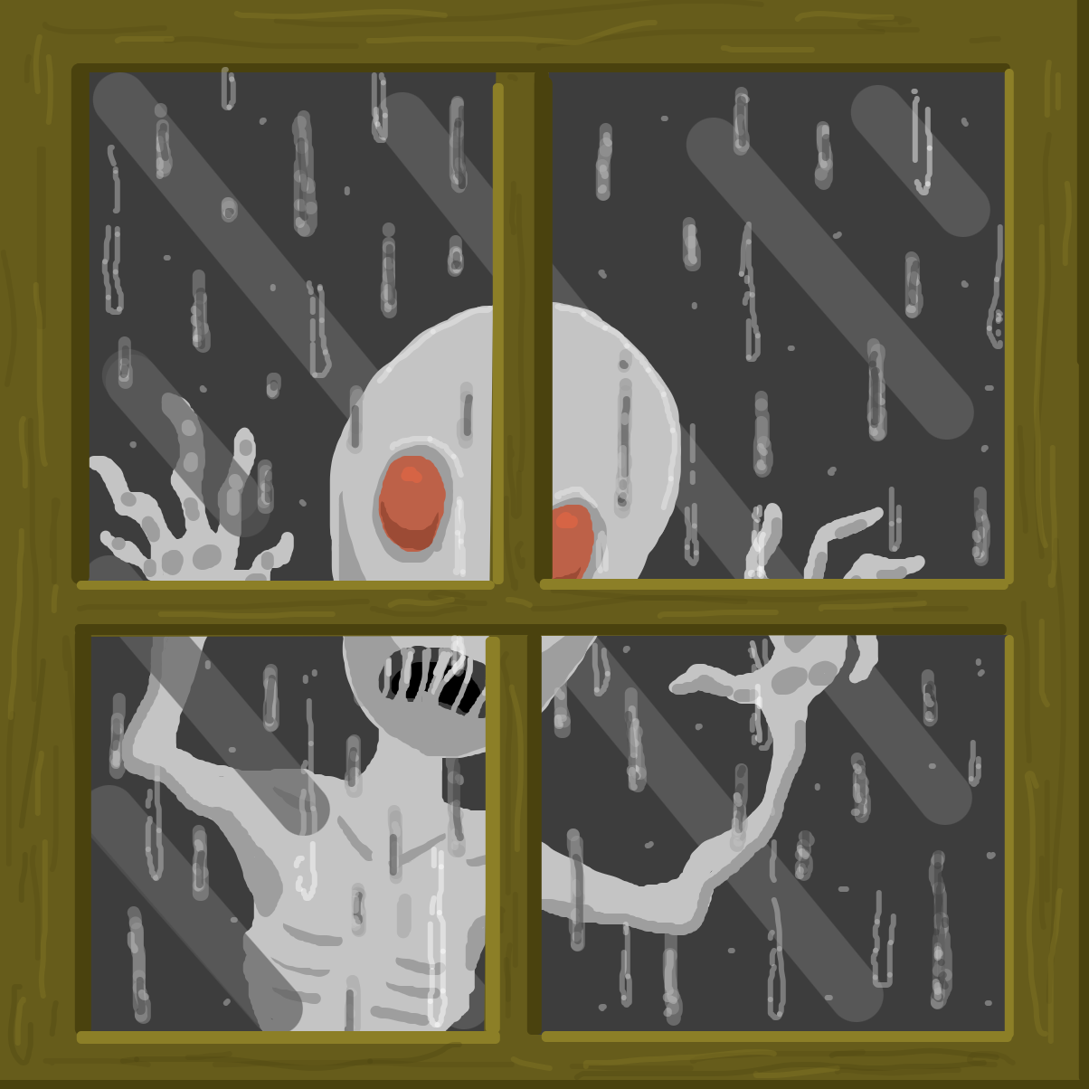 He wants in - Online Drawing Game Comic Strip Panel by Electra