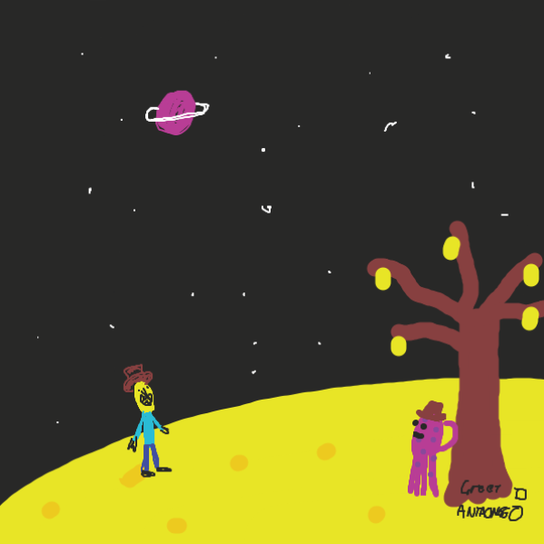 Drawing in Lemon Moon by joshyouart