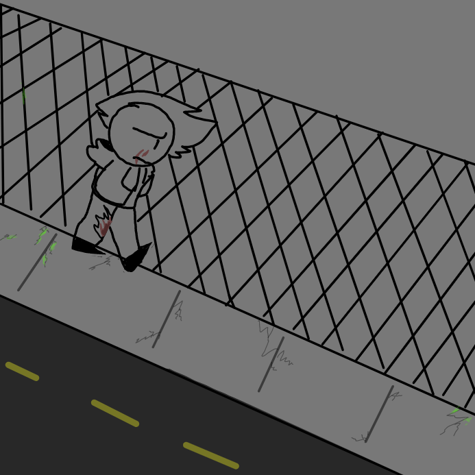 pretty worn down city - Online Drawing Game Comic Strip Panel by OneWithTheShadows