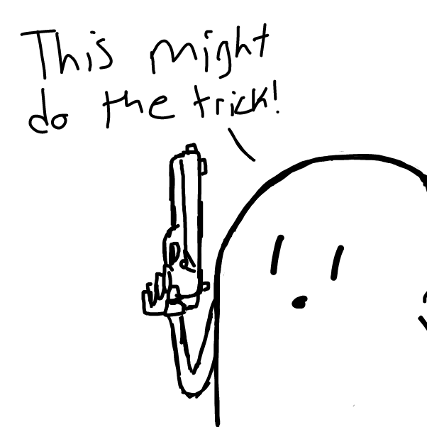 Drawing in Help me the suffering won't end by boneHed