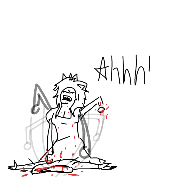 Drawing in SIlence Of The Toads by boneHed